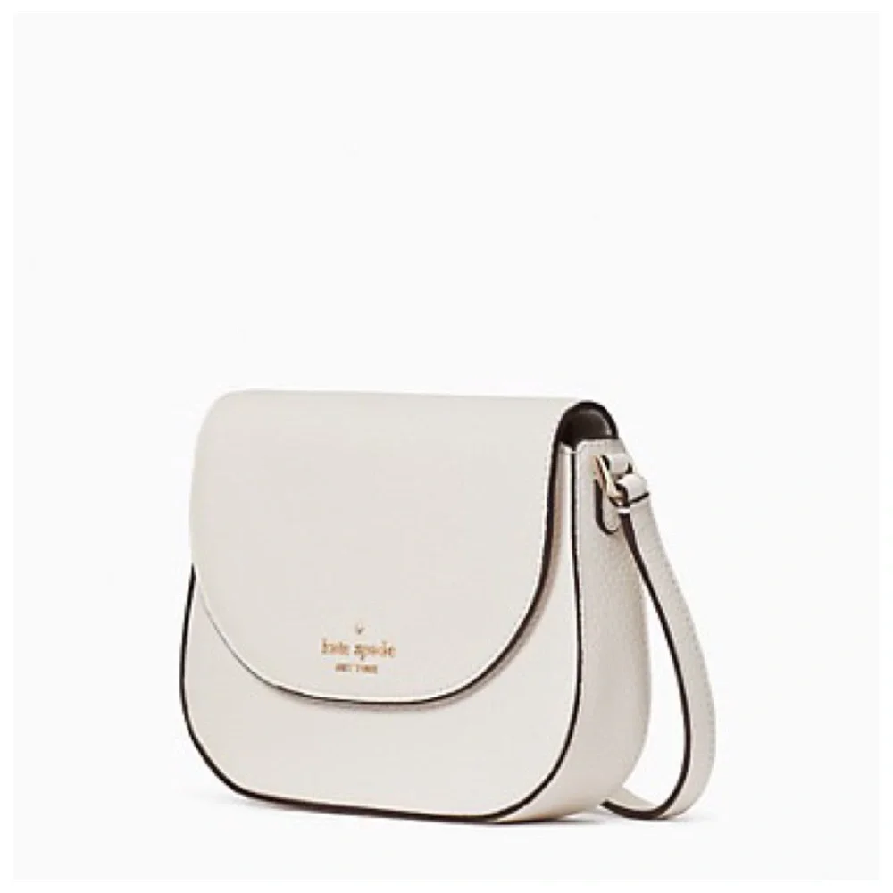 Kate Spade leila mini flap crossbody in parchment - Picture 5 of 10
